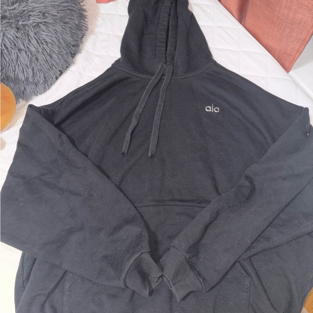 BLACK ALO HOODIE XL